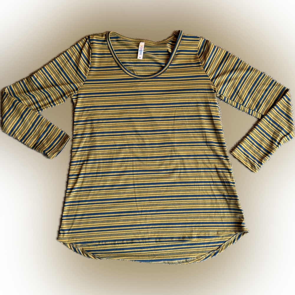 LuLaRor Striped Long Sleeve Lynnae Top